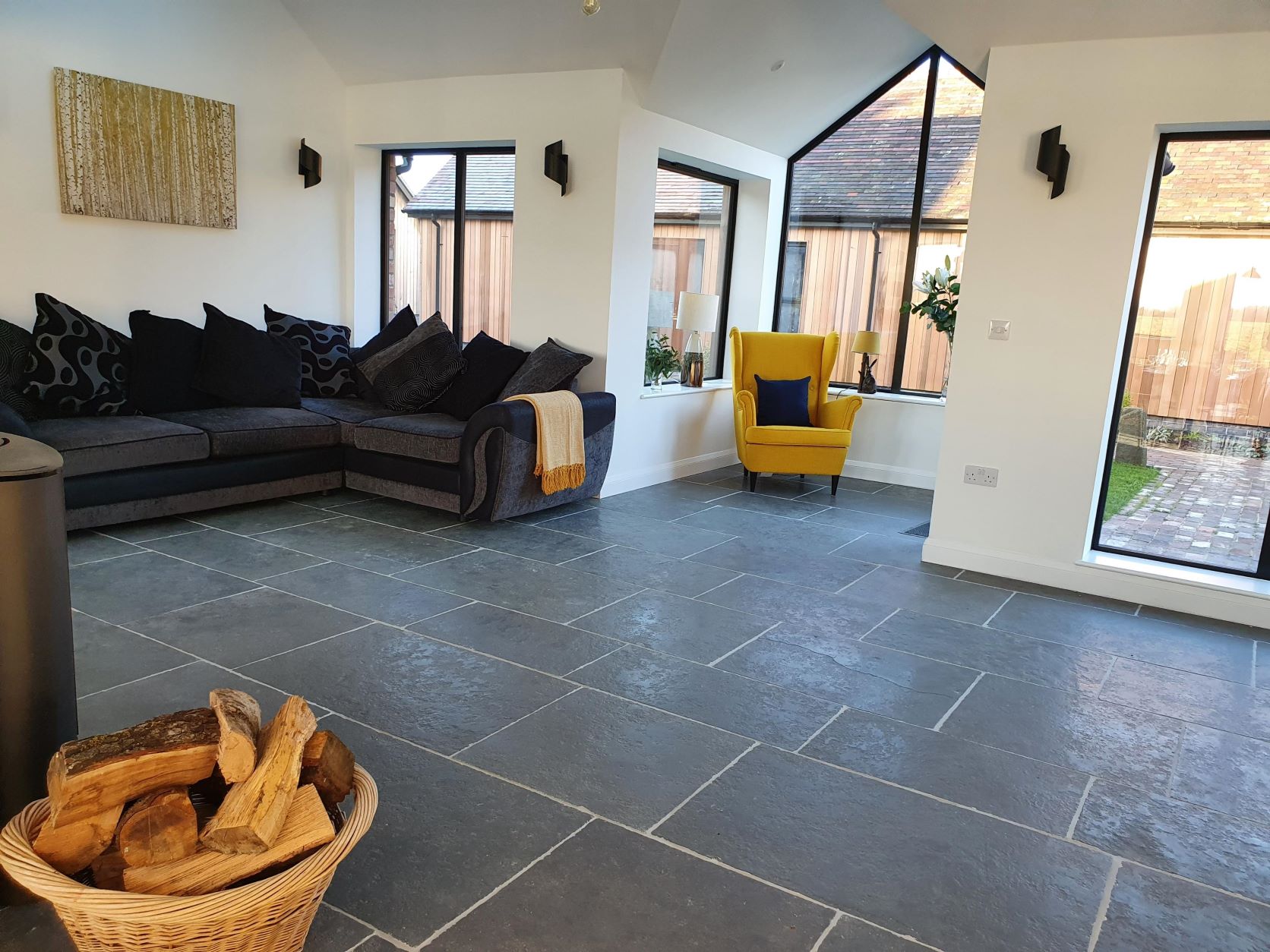 Stone Flooring - Not just for kitchens!