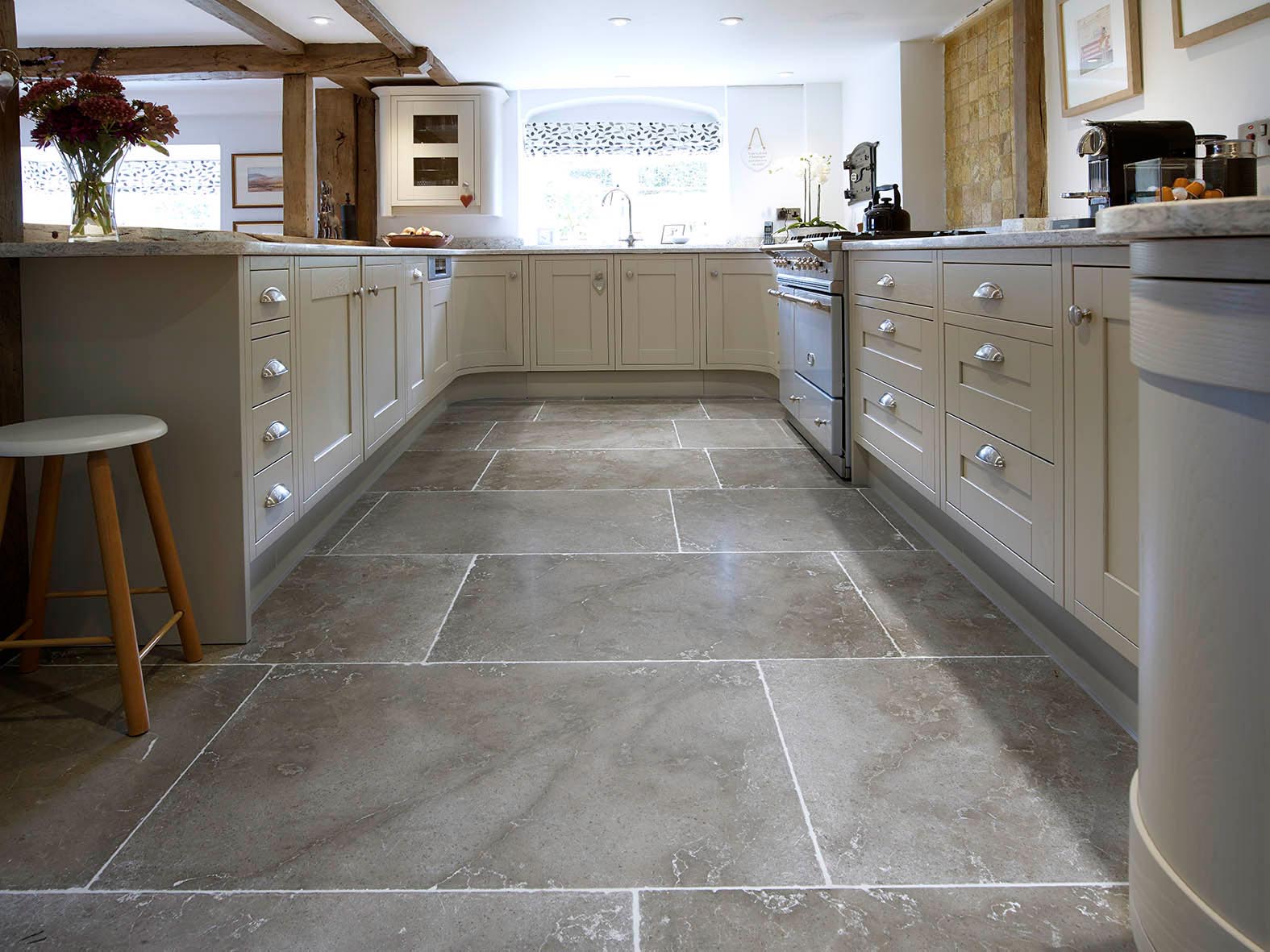 Highland Grey limestone tiles